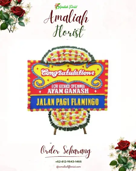 Sewa Papan Bunga Candiareng